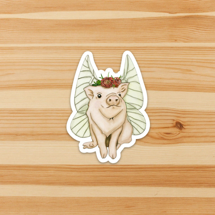 PinkPolish Design Stickers "When Pigs Fly" Vinyl Die Cut Sticker