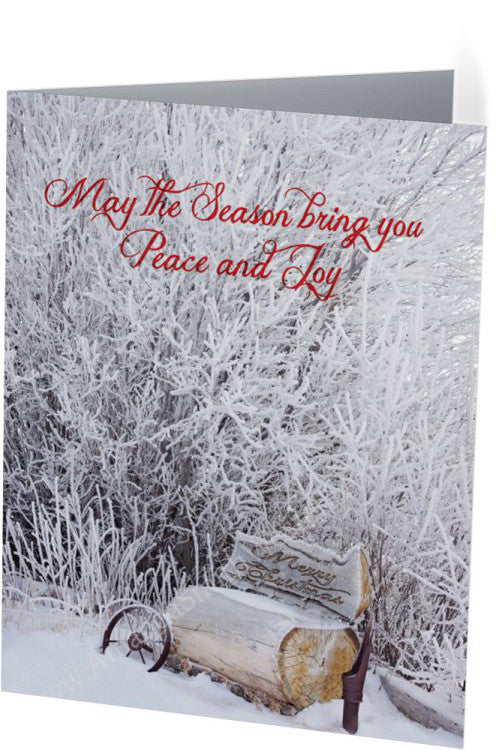 White Christmas Christmas Card (25 Pack)