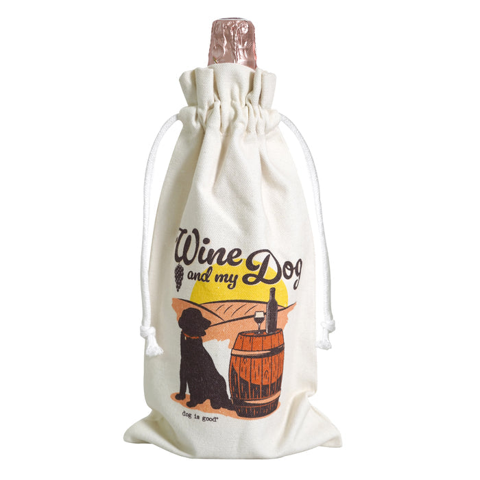 Wine and My Dog Wine Bag