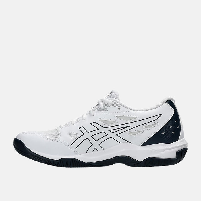 Side medial view of the Asics Women's Gel-Rocket 11 Volleyball Shoes.