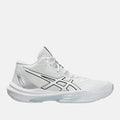 Side view of the Asics Women's Sky Elite FF MT 3 Volleyball Shoes.