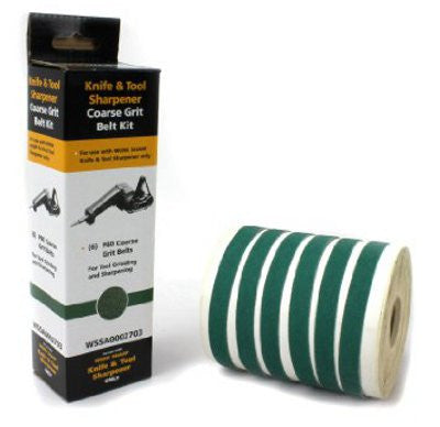Work Sharp - Belt Accessory Kit - Course P80 - 6 Belts - WSSA0002703