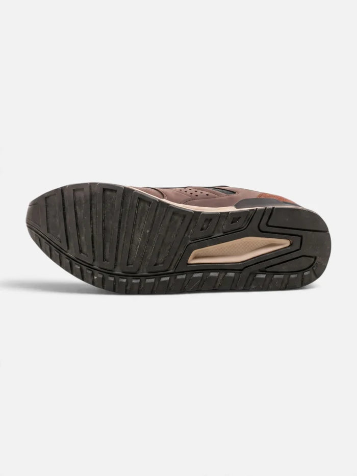 Zapatillas Kappa Logo Midiano Marron Dk Negro