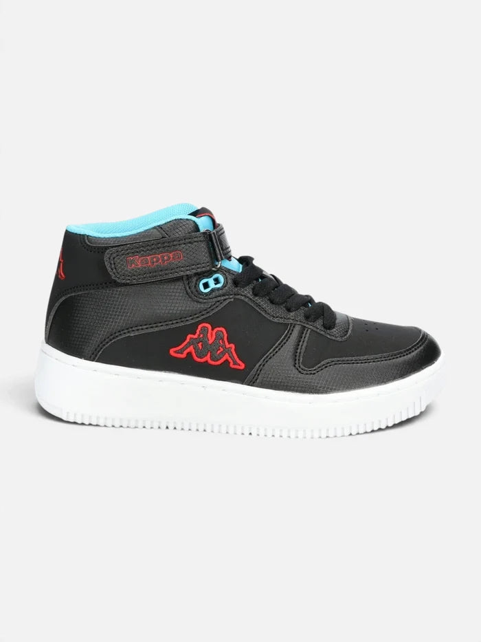 Zapatillas Niño Kappa Logo Maserta Md Negro Rojo