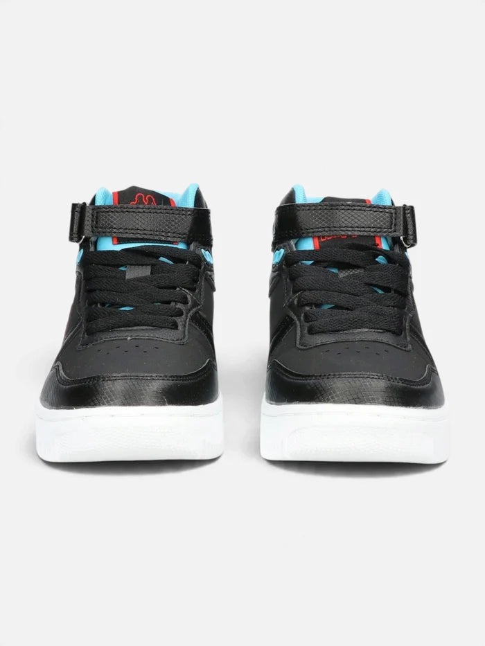 Zapatillas Niño Kappa Logo Maserta Md Negro Rojo