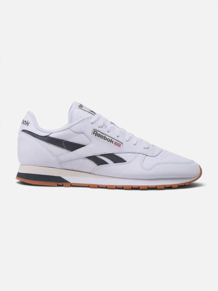 Zapatillas Reebok Classic Leather Blanco Gris Vintage Chalk S23 R